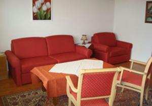 Posezení v ubytování Gästehaus-Pension Bendler