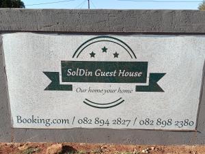 Sijil, anugerah, tanda atau dokumen lain yang dipamerkan di SolDin Guest House