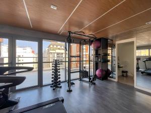 Fitness centrum a/nebo fitness zařízení v ubytování ParkSide Jardim Paulista