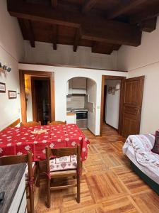 Η κουζίνα ή μικρή κουζίνα στο Panciroli Pinzolo Funivia