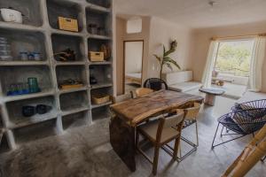 Posezení v ubytování Apartamento Atlantic 111