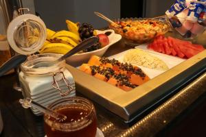 Comida no hotel ou em algum lugar perto