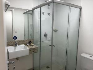 Um banheiro em Nobile Hotel Belo Horizonte