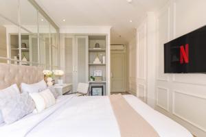 Voodi või voodid majutusasutuse Keypad Hotel - Nhân Hòa toas