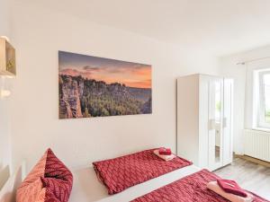 Ένα ή περισσότερα κρεβάτια σε δωμάτιο στο W2 - Urlaubsmagie - Im Herzen des Elbsandsteingebirges