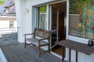 Ein Balkon oder eine Terrasse in der Unterkunft Hotel Klusenhof