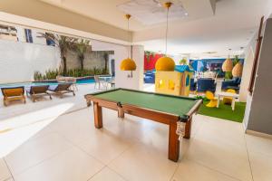 Biliár nebo kulečník v ubytování Hotel Village Premium Joao Pessoa