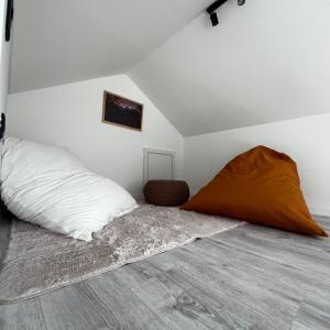 Una cama o camas en una habitación de Buenavista Chalten, Casa de Montaña