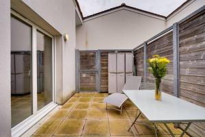 Χώρος καθιστικού στο Appartement situation idéale Libourne