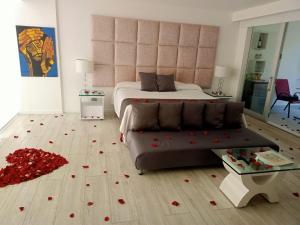 Posezení v ubytování Mirador samsara Suite Luxury piso completo