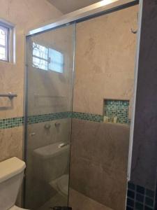 Koupelna v ubytování Casa comoda detras sams morelo dos rec cochera