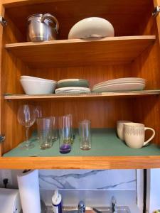 Dapur atau dapur kecil di Comfy Getaway Private Apt-Studio