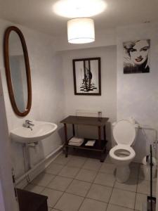 Koupelna v ubytování hébergement fermée