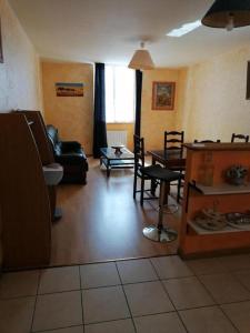 Posezení v ubytování hébergement fermée