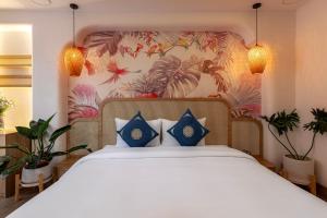 Ένα ή περισσότερα κρεβάτια σε δωμάτιο στο Tropical Paradise Sapa Hotel & Tour +48 φωτογραφίες