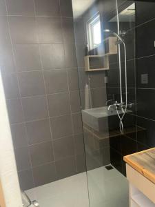 Koupelna v ubytování Lea Spa Hotel