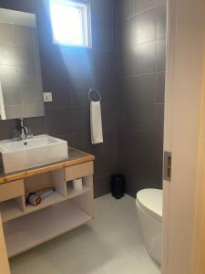 Koupelna v ubytování Lea Spa Hotel