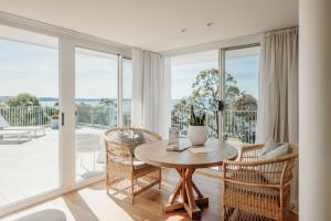 Posezení v ubytování Bannisters Port Stephens