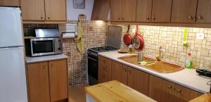 Kuchyň nebo kuchyňský kout v ubytování Adonis Guest House