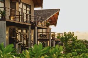 Balkón nebo terasa v ubytování Araaik Beach Village