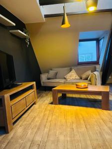TV a/nebo společenská místnost v ubytování Appartement Cosy de 2 à 4 pers