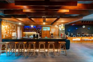 Lounge nebo bar v ubytování Swiss-Belexpress Kuta Legian