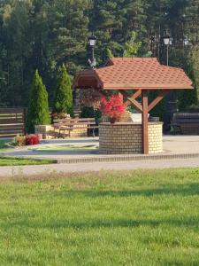 Vonkajšia záhrada v ubytovaní Stajnia Kruki