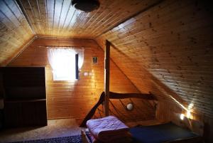 Krevet ili kreveti u jedinici u objektu Kasienka Cottage