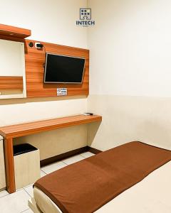 TV i/ili zabavni centar u objektu Intech Hostel