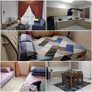 Η κουζίνα ή μικρή κουζίνα στο Homestay Teratak Zuarie Adelia 2 Bangi