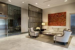 Posezení v ubytování SOHO Residences Lisgar
