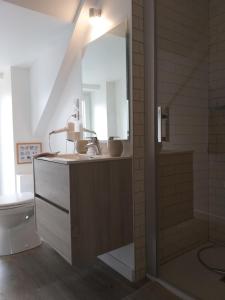 Koupelna v ubytování MANOIR ST YVES -Gîte + 28 fotografií