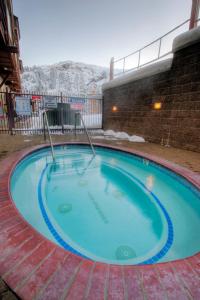 a swimming pool in the middle of a building at Kirkwood Mountain Resort Properties in Kirkwood