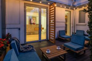 Posezení v ubytování Antares Hotel