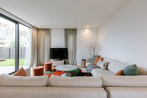 Χώρος καθιστικού στο Huswell - Luxury Villa for 8 Guests Near the Beach in Knokke