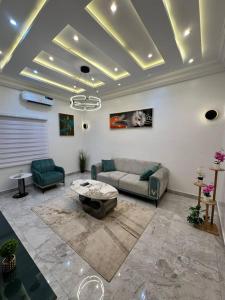 Χώρος καθιστικού στο Luxe appart