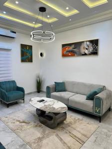 Χώρος καθιστικού στο Luxe appart