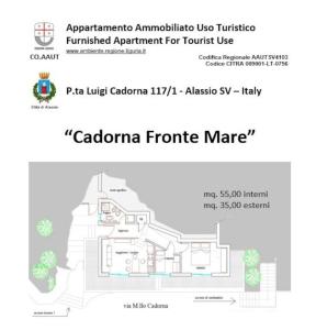 un plan d'étage de la mine de Coda Torrance dans l'établissement Cadorna Fronte Mare, à Alassio