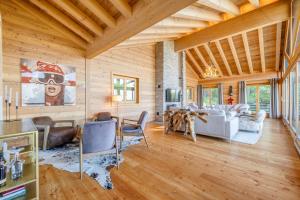 Prostor za sedenje u objektu Chalet La Vue, Les Crettaux - Nendaz
