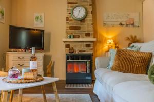TV a/nebo společenská místnost v ubytování Chalet Relax