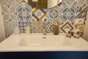 Koupelna v ubytování Pasitea Rooms