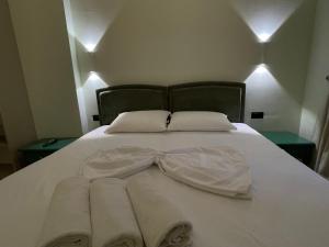Postel nebo postele na pokoji v ubytování Amorino Tirana B&B