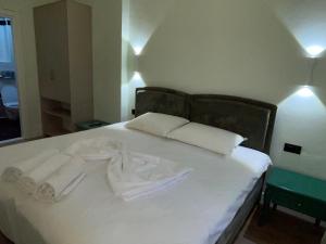 Postel nebo postele na pokoji v ubytování Amorino Tirana B&B