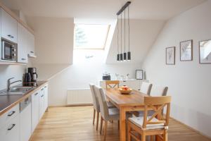 Kuchyňa alebo kuchynka v ubytovaní Appartements Stranach