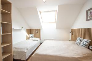 Posteľ alebo postele v izbe v ubytovaní Appartements Stranach