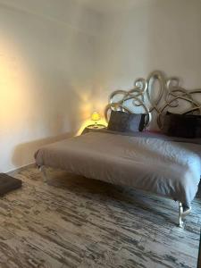 Postel nebo postele na pokoji v ubytování Flat in Makrygialos