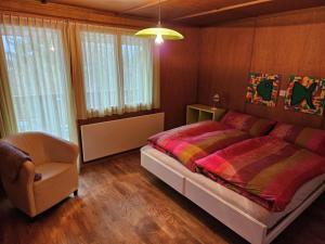 Postel nebo postele na pokoji v ubytování Revier Seebueb am Waldhausweg
