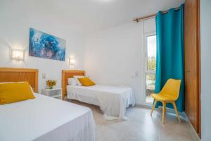 Postel nebo postele na pokoji v ubytování Jouvacations Villa Freser