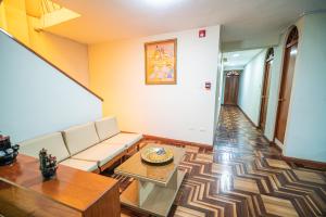 Posezení v ubytování Inkas Peru Hostal