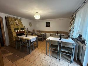 Restaurace v ubytování Pokoje Gościnne u Basi